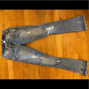 Silver jeans
